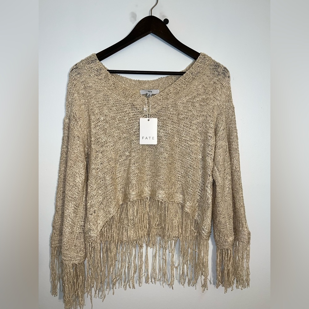 Fringe Sweater NWT